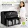 Juskys Heißluftfritteuse 9 L - 2 Kammern, Smart Finish, beschichtet