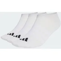 adidas Thin&Light Sportswear No-Show Socken 3er Pack Weiß 43-45