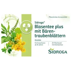 SIDROGA Blasentee plus mit Bärentraubenblättern 20X2.0 g