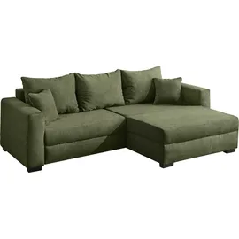 Jockenhöfer Eckcouch Polyester L-Form 2-Sitzer Grün