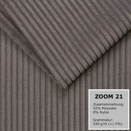 mebloland Ecksofa TOR mit Schlaffunktion. Farbe: Ash. - Grau