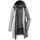 G.I.G.A. DX Damen Parka/Wollmantel mit Kapuze und abzippbarem Gilet GW 19 WMN PRK, graumelange, 46, 43351-000