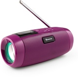Auna Blaster DAB Radio tragbarer Bluetooth-Lautsprecher