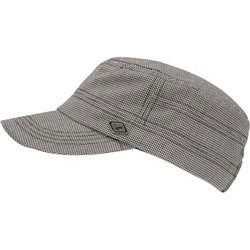 Army Cap CHILLOUTS, Damen, schwarz-weiß (weiß, schwarz), Baumwollmischung, unifarben, casual,modisch, Caps, mit Aufnäher