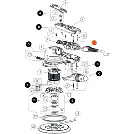 Mirka Kabel mit austauschbaren Stecker 10,5m CE 230V EU