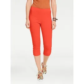 Heine Jerseyhose Capri-Hose Rot 42