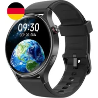 Smartwatch Herren Rund Mit Telefonfunktion- 1.32" AMOLED Display, Fitnessuhr Mit