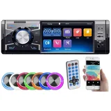 Creasono MP3-Autoradio mit TFT-Farbdisplay, Bluetooth, Freisprecher, 4x 45 Watt