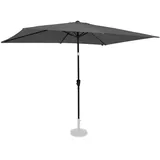 VONROC - Sonnenschirm Rapallo 200x300cm – Premium-Sonnenschirm, rechteckig Grau