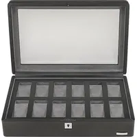 Windrose Uhrenbox Tempora Aufbewahrung Ø max.40 mm Schwarz
