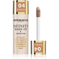 Dermacol Infinity Make-up mit hoher Deckkraft SPF 15 Farbton 04 Bronze 20 g