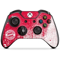 Skin kompatibel mit Microsoft Xbox One Controller Folie Sticker FC Bayern München Offizielles Lizenzprodukt FCB