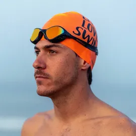 Buddyswim OzeanX Schwimmbrille schwarz/orange Unisize