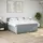 vidaXL Boxspringbett 180 x 200 cm Hellgrau