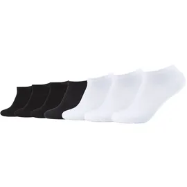 CAMANO ca-soft Sneakersocken 7er Pack Schwarz/Weiß 39-42