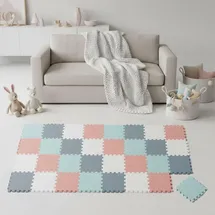 LittleTom - 36 Teile Spielmatte Baby Puzzlematte 30x30 Krabbelmatte Bodenmatte Kinderzimmer