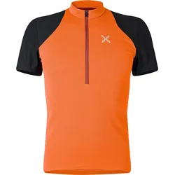 Montura Neverland Zip T-shirt arancio brillante/tobacco (6861) S