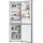 Haier HDPW3618DNPK Kühl-Gefrierkombination (352 l, Silber)