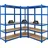 Proregal Eckregal Stahl 180x180x60cm Blau