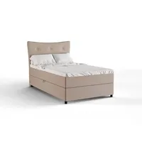 Panda möbel Boxbett, Cappuccino, Holz, Mode, 120x200 cm Oeko-Tex®