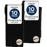 Occulto Goetz Diabetikersocken 10er Pack Schwarz 43-46