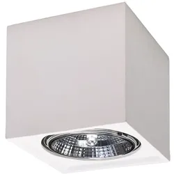 Licht-Erlebnisse Deckenaufbauleuchte TAMIRA Weiß Keramik 1x GU10 max. 40W LE70493