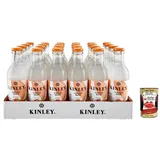 Kinley Ginger Beer 24x200ml Glasflaschen Nicht-Alkoholisch +Polpa