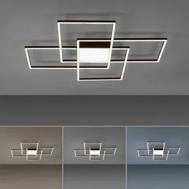 Paul Neuhaus Q-Asmin LED Deckenleuchte Smart Home 80x80 schwarz