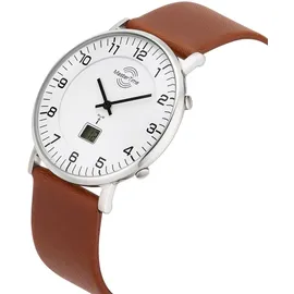 Master Time Funkuhr Leder 42 mm MTGS-10561-12L