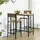Homcom Bartisch Set 89 x 87 x 45 cm Braun