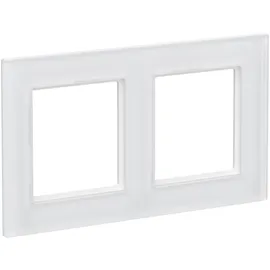 Homematic IP Glasrahmen 2-fach Weiß