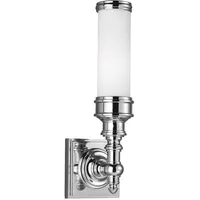 Elstead Lighting Wandlampe Badezimmerleuchte Lampe LED Flurleuchte IP44 Glas