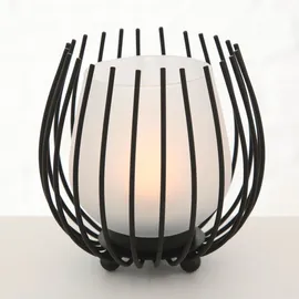 Boltze Windlicht Laval Eisen Schwarz