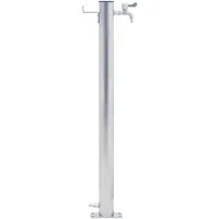 VidaXL Wassersäule für den Garten 80 cm Edelstahl Rund