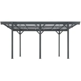 Juskys Carport 5 x 3 m mit Flachdach