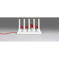 Konstsmide 2499-225TR Lichtbogen Fliegenpilz Warmweiß Glühlampe Weiß