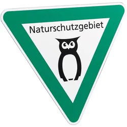 Schild Naturschutzgebiet
