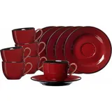 Ritzenhoff & Breker Gambia Espressotassen mit Untertassen 90 ml 6er Set