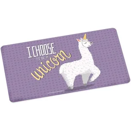 Gedalabels infinite by GEDA LABELS (INFKH) 12012 Lama I Choose lila Brotbrett, Frühstücksbrett, Mehrfarbig