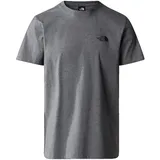 The North Face Simple T-Shirt Herren TNF MEDIUM Grey Heather Größe XS