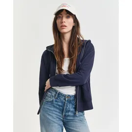 GANT Shield Zip Hoodie Blau M