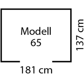 PERGART Frankfurt II 65 1,93 x 1,52 m holzoptik