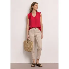 STREET ONE Rüschenbluse rot 42