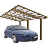 Ximax Alu Einzelcarport Linea Typ 110 Bronze XL 302 x 495 cm Sonderfertigung