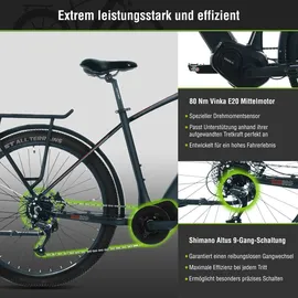 TOTEM Mythos 28 Zoll RH 52 cm Unisex schwarz