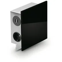 naber gmbh Mira Quad Glas 3-fach Schwarz