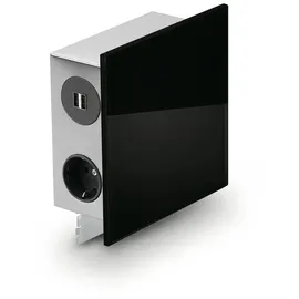 naber gmbh Mira Quad Glas 3-fach Schwarz