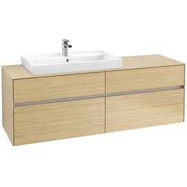 Villeroy & Boch Collaro Waschbeckenunterschrank C02600VJ 160 x 55 cm Nordic Oak