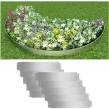 vidaXL Rasenkanten 100 x 20 cm Silber