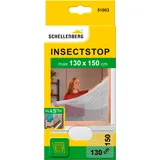 Schellenberg Fliegengitter Elastic 130 x 150 cm Weiß
